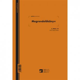 C.9053-19 Megrendelőkönyv, 50 x 3 lap, A4, álló - PÁTRIA