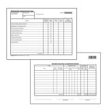 D.MG.6-15 Állattenyésztők munkaelszámolási lapja, négyoldalas, A5, álló - PÁTRIA