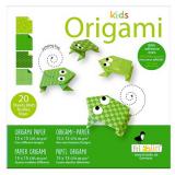Origami, Kids, Ugró béka, 15 x 15 cm, 20 lap - Fridolin