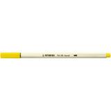Ecsetfilc, Pen 68 brush, citromsárga - Stabilo
