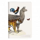 Füzet Deyrolle Animalis, 7,5 x 12 cm, 24 lap, sima, puha fedeles, vegyes - Clairefontaine